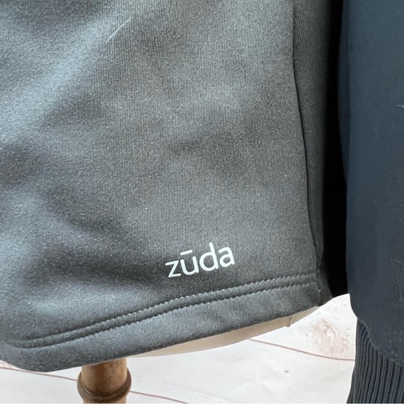 Zuda Asymmetrical Zip Activewear Moto Jacket - Picture 6 of 10